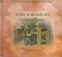 Cover of A day in the life of a colonial printer