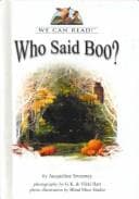Cover of Who said boo?