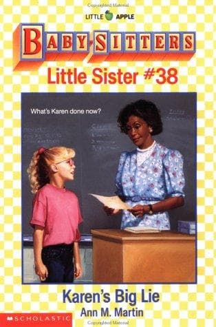 Cover of Karen's Big Lie (Baby-Sitter's Little Sister #38)
