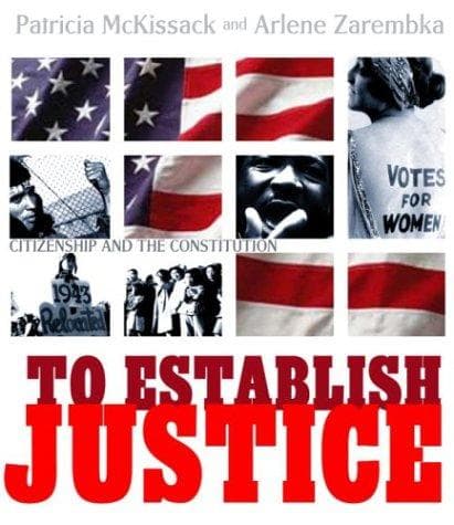 Cover of To establish justice