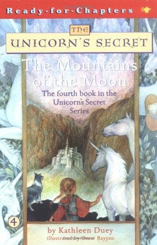 Cover of The Mountains of the Moon (The Unicorn's Secret #4)