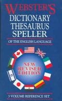 Cover of Webster's Dictionary Thesaurus Speller of the English Language
