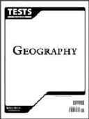 Cover of Tests For Use with Geography for Christian Schools