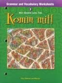 Cover of Komm Mit! Level 2 Grammar and Vocabulary Worksheets