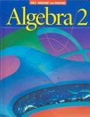 Cover of Algebra 2