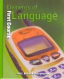 Cover of Elements of Language