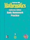 Cover of McGraw Hill Mathematics: Grade 5 : California Edition 