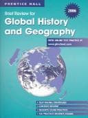 Cover of 2006 Brief Review in Global History and Geography