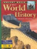 Cover of Holt World History