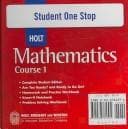 Cover of Holt Mathematics