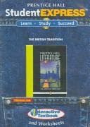 Cover of Prentice Hall British Tradition Literature (Studentexpress) 12th Grade Level