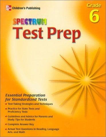 Cover of Spectrum Test Prep, Grade 6