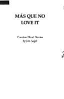 Cover of Más que no love it