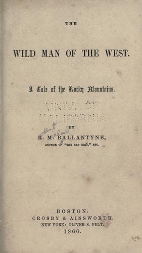 Cover of The wild man of the West