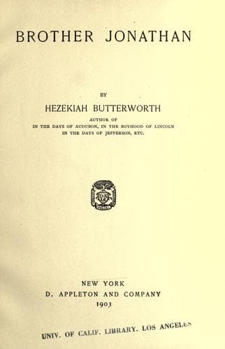 Cover of Brother Jonathan