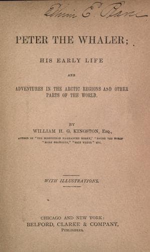 Cover of Peter the whaler