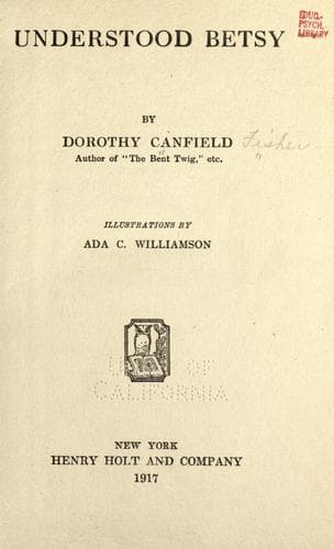 Cover of Understood Betsy