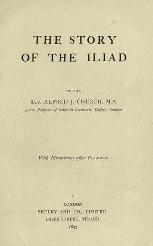 Cover of The Odyssey of Homer