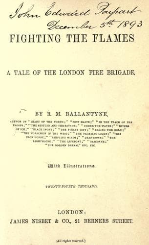Cover of Fighting the flames