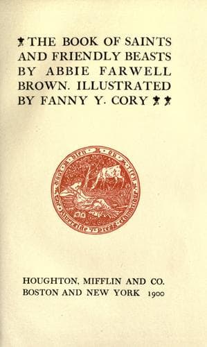 Cover of The book of saints and friendly beasts