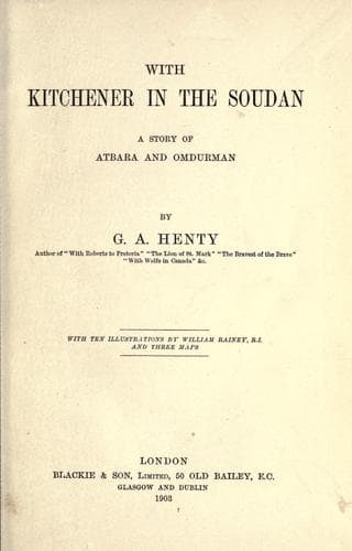 Cover of With Kitchner in the Soudan