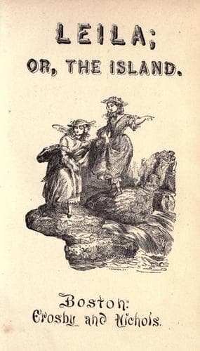 Cover of Leila; or, The island