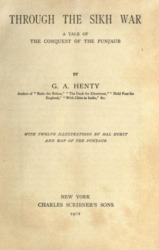 Cover of Through the Sikh war