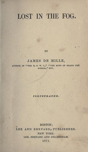 Cover of Lost in the fog