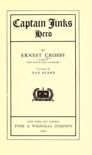 Cover of Captain Jinks, hero