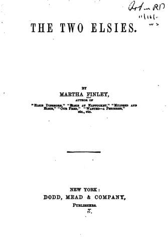 Cover of The Two Elsies