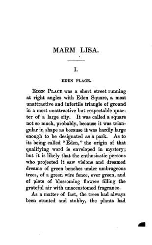 Cover of Marm Lisa