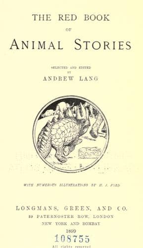 Cover of The red book of animal stories