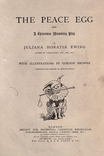Cover of The peace egg and a Christmas mumming play