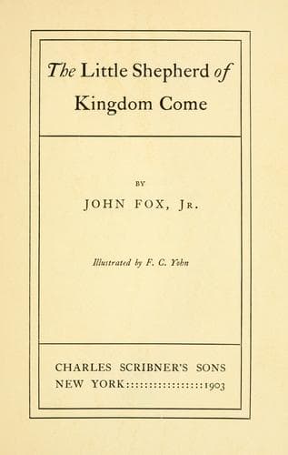 Cover of The little shepherd of Kingdom Come