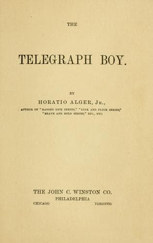 Cover of The telegraph boy