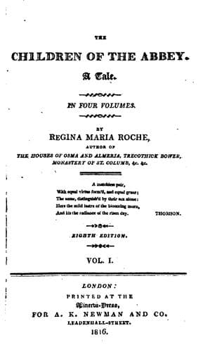 Cover of The children of the abbey