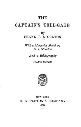 Cover of The Captain's Toll-Gate