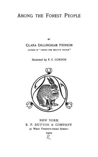 Cover of Among the forest people