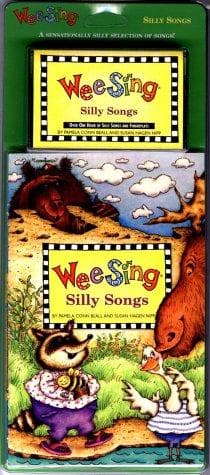 Cover of Wee Sing Silly Songs book and cassette