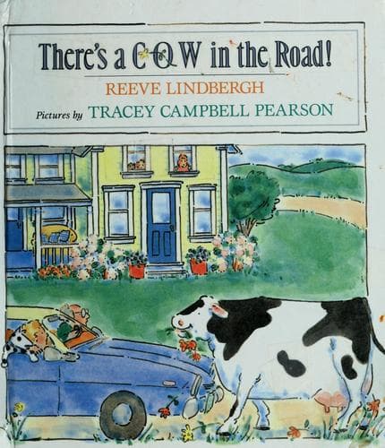 Cover of There's a cow in the road!