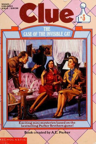 Cover of The Case of the Invisible Cat (Clue, #3)