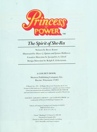 Cover of The spirit of She-Ra