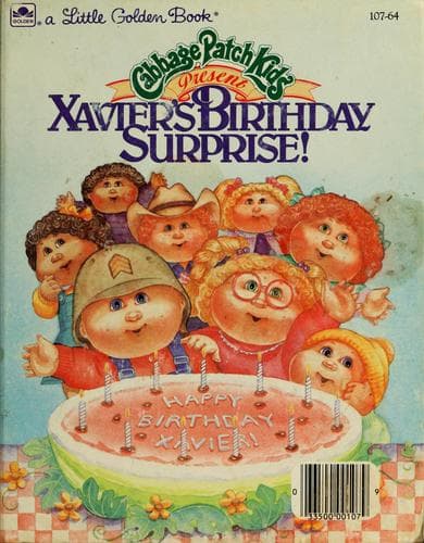 Cover of Cabbage Patch Kids present Xavier's birthday surprise!