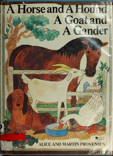 Cover of A horse and a hound, a goat and a gander
