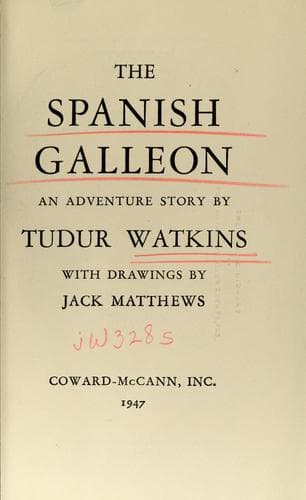 Cover of The Spanish galleon