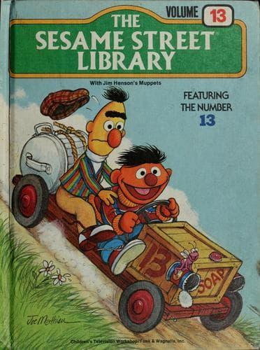 Cover of The Sesame Street Library Vol. 13 with Jim Henson's Muppets