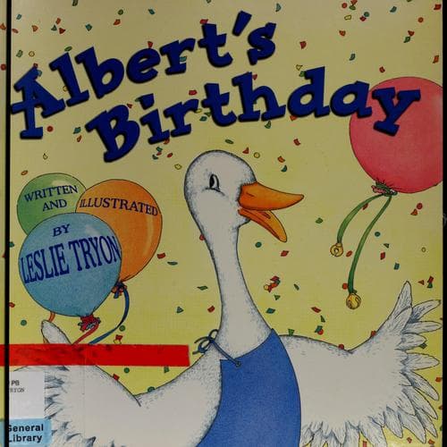 Cover of Albert's birthday