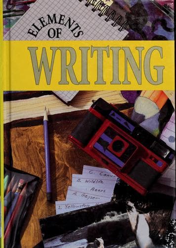 Cover of Elements of writing