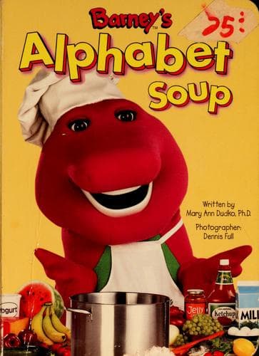 Cover of Barney's alphabet soup