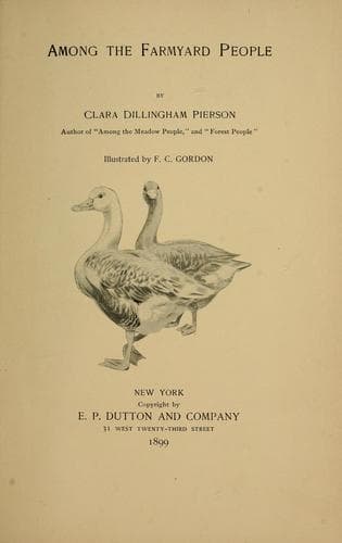 Cover of Among the farmyard people